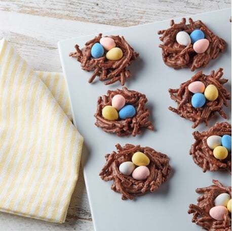 No-Bake Cadbury Birds Nests Cookies